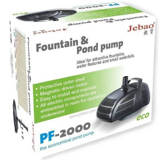 Jebao PF-2000 - фонтанный насос с 2 насадками