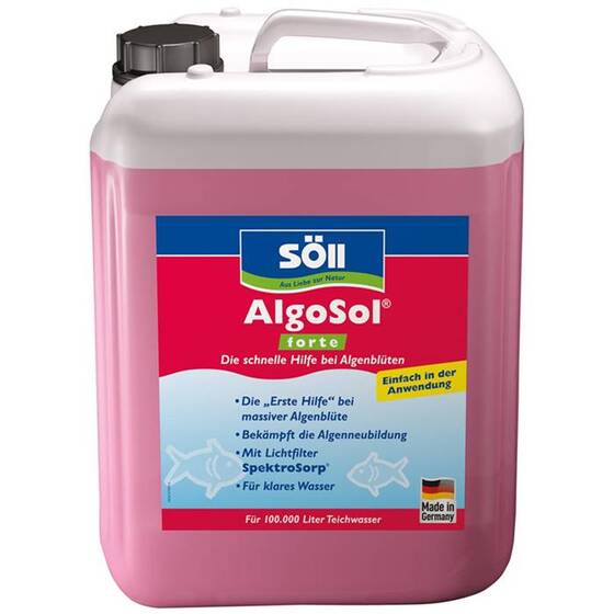 Söll AlgoSol Forte 5 л на 100 м³ - Моментальная помощь от водорослей