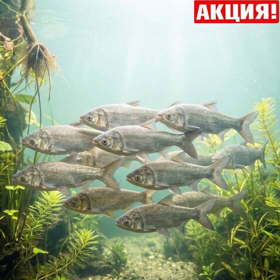 ⚡Толстолобик средний (12-15 см) - сет 10 шт.