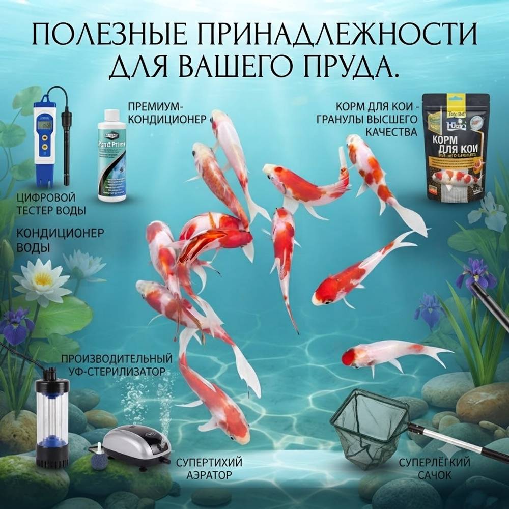 Аксессуары для прудов