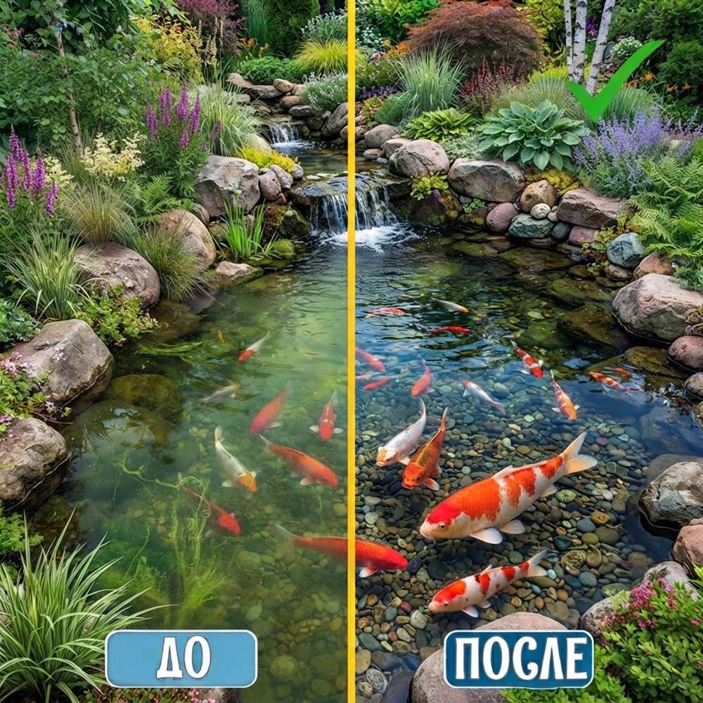 ⚡VladOx Biostart Pond - Биостабильность пруда – 5 л (100 м³)